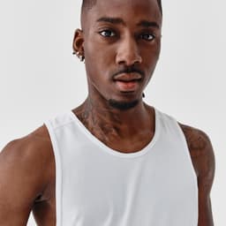 Thumbnail Áo thun thể thao tank top nam run dry kalenji chuyên chạy bộ, nhanh khô trắng 2