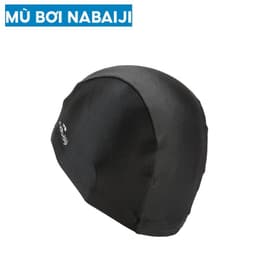 Thumbnail Mũ bơi vải DECATHLON NABAIJI không chống thấm nước đen 3