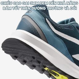Thumbnail Giày thể thao cho nam DECATHLON kalenji run active màu xanh lá cây 4