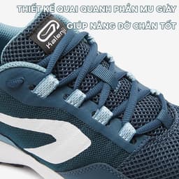 Thumbnail Giày thể thao cho nam DECATHLON kalenji run active màu xanh lá cây 2