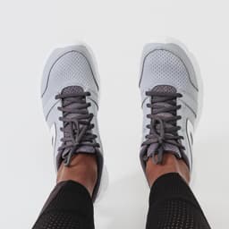 Thumbnail Giày chạy bộ thể thao nữ DECATHLON kalenji run one siêu nhẹ màu xám 8351800 3