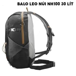 Thumbnail Balo thể thao leo núi, dã ngoại quechua nh100 30 lít đen 2