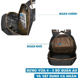 Thumbnail Balo thể thao leo núi, dã ngoại quechua nh100 30 lít đen 4