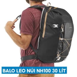 Thumbnail Balo thể thao leo núi, dã ngoại quechua nh100 30 lít đen 1