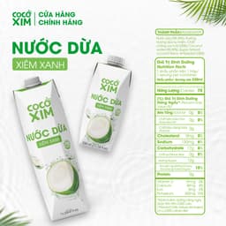 Thumbnail Thùng 12 Hộp Nước dừa đóng hộp Cocoxim Xanh dung tích 1000ml/Hộp 1