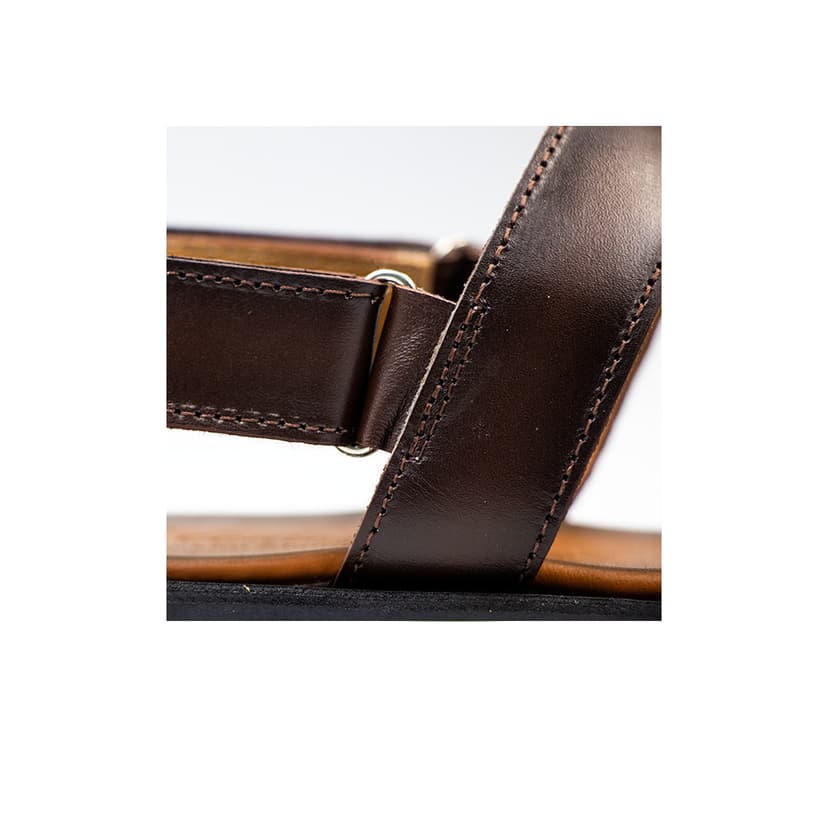 Ảnh -Dép Sandal Nam Da Bò Quai Ngang Cao Cấp Tomoyo TMS10502 1