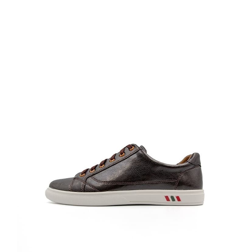 Ảnh -Giày Sneakers Nam Tomoyo Lót Da Cừu Màu Nâu  TMN10902 2
