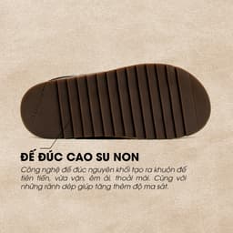 Thumbnail -Giày/Dép Sandal Nam Da Bò Nappa Đế có Rãnh Chống Trượt TMS30103 3