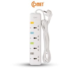 Thumbnail Ổ Cắm Điện Nối Dài Comet CESG2403 2500W Dây Dài 3m,4 Lỗ 3 Chấu,4 Công Tắc, Có Nắp Lỗ Cắm  An Toàn 3