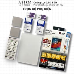 Thumbnail Kính cường lực iPad AstroMazing độ cứng 9H dành cho Pro 11/13 Air 4/5/6 Gen 5/6/7/8/9 3