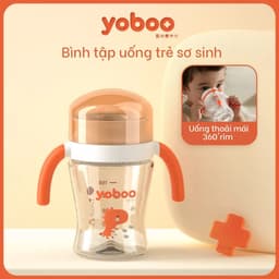 Thumbnail Bình Tập Uống Cho Trẻ Yoboo Yb-0034 Dung Tích 210ml Có Quai Cầm Chất Liệu Titan - Hàng Chính Hãng 2