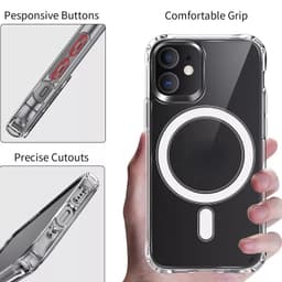 Thumbnail Ốp lưng từ tính trong suốt iphone KOLEAD P12 chống sốc sạc không dây 14 13 12 11 x xs xsm 8 7 6 Pro Max plus Case 3