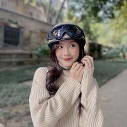 Thumbnail Nón bảo hiểm nửa đầu Hpro helmet tem Gấu Nâu, mũ 1/2 freesize (55-59cm) nam nữ, kèm kính UV, kính phi công 4