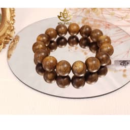 Thumbnail Vòng Tay Trầm Hương Tốc Hạt Tròn Đơn Size 8/10/12/14/16/18mm Trầm Tốc Việt - Mộc Trầm Hương | MTH JEWELRY 4