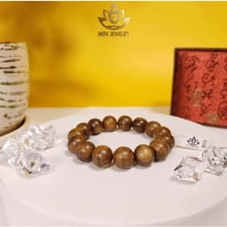 Thumbnail Vòng Tay Trầm Hương Tốc Hạt Tròn Đơn Size 8/10/12/14/16/18mm Trầm Tốc Việt - Mộc Trầm Hương | MTH JEWELRY 3