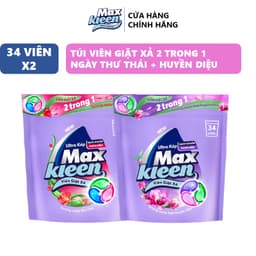 Thumbnail Combo 2 Túi Viên Giặt Xả MaxKleen Hương Ngày Thư Thái + Nước Hoa Huyền Diệu (34 viên/túi) 2