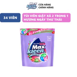Thumbnail Túi Viên Giặt Xả MaxKleen Hương Ngày Thư Thái (34 Viên) 2