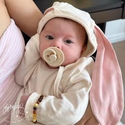 Thumbnail Vòng Tay Em Bé Đá Hổ Phách 15cm Thiên Nhiên Bình An Sức Khoẻ SP003331 Gypsy.lala 3