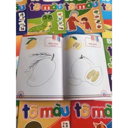 Thumbnail Sách - Combo 20 cuốn Bé Tô Màu (Bộ 20 Cuốn Dành Cho Trẻ 3-6 Tuổi Song Ngữ Việt Anh)(lẻ tuỳ chọn) 4