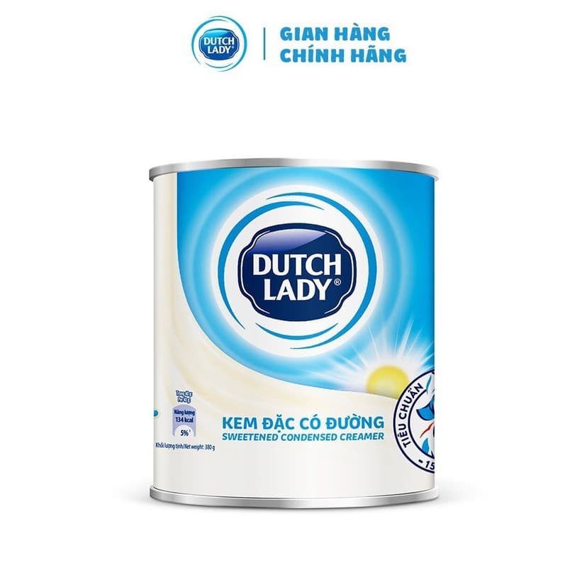 Ảnh Kem Đặc Có Đường Dutch Lady Lon 380g 3