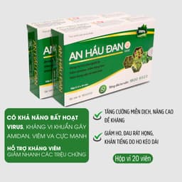 Thumbnail AHĐ-Viên Ngậm Ho An Hầu Đan Grow Green AZ Hết Viêm Họng Hạt, Viêm Amidan, Long Đờm, Bệnh Về Đường Hô Hấp( Hộp 20 viên) 2