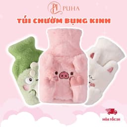 Thumbnail Túi chườm bụng kinh nóng lạnh đa năng Puha 500ml cho bạn nữ sử dụng ngày dâu 1