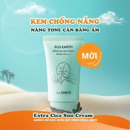 Thumbnail Kem Chống Nắng THE SAEM Eco Earth Pink Sun Cream 50ml 4