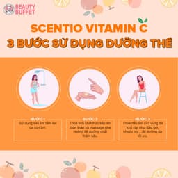 Thumbnail Tinh chất dưỡng thể sau tắm Scentio Vitamin C After Bath Body Essence 450ml 4