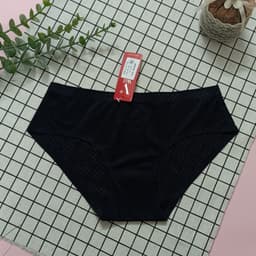 Thumbnail Quần lót nữ biết thở không đường may Vicci 209 kẻ caro thông hơi nhiều màu 4