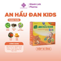 Thumbnail AHDK-Siro Uống An Hầu Đan Kids Cho Trẻ Viêm Họng, Viêm Amidan, Bổ Phế, Giảm Ho Long Đờm, Viêm đường hô hấp ( Hộp 10 ống) 2