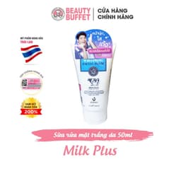 Thumbnail Sữa rửa mặt trắng da và tạo bọt Beauty Buffet Scentio Milk Plus Whitening Q10  Facial Foam 50ml 1