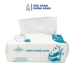 Thumbnail Khăn lau mặt dùng 1 lần spa dạng rút (80 khăn) LIKADO kích thước (20x20cm)(1 túi) 4
