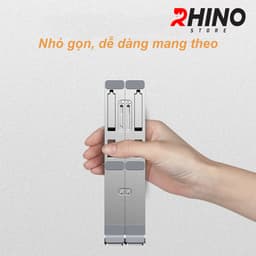 Thumbnail Giá đỡ Laptop, macbook, ipad tản nhiệt Rhino KL102, kệ đỡ máy tính nhôm cao cấp, gấp gọn 3