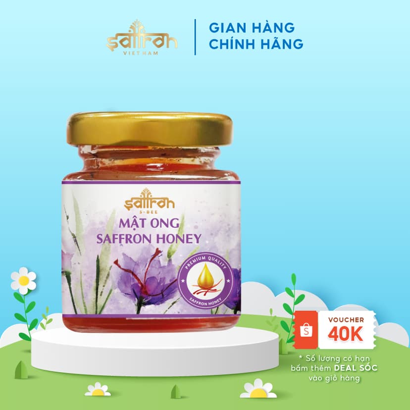 Ảnh Mật ong Saffron Nhụy Hoa Nghệ Tây 50ml/lọ thương hiệu Saffron Việt Nam 1