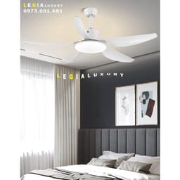 Thumbnail Quạt Trần Đèn Gió Mạnh LÊ GIA LGFAN668T - Chiều Cao 38cm - Sải Cánh 142cm - Bảo Hành 5 Năm 2