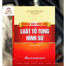 Thumbnail Sách - Hướng dẫn môn học Luật tố tụng hình sự 1