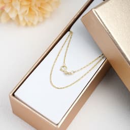 Thumbnail Dây chuyền vàng 10K dáng dây đốt sáng lấp lánh Bảo Tín Mạnh Hải PYD1V10KD0-212001 3