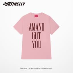 Thumbnail Áo thun NELLY Cotton 260gsm Premium - Amand Got You Tay Lỡ Form Rộng Nam Nữ 4