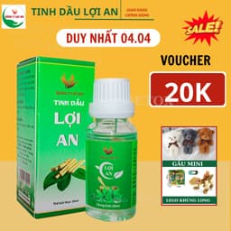 Thumbnail Tinh dầu bôi ho, sổ mũi, khò khè cho bé Lợi An 20m Hàng Chuẩn 3