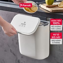Thumbnail Thùng rác treo tủ bếp, thùng rác nhà tắm dán tường, có nắp đậy thông minh - Parroti Bin BN02 1