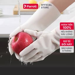 Thumbnail Găng tay cao su siêu dai rửa bát, rửa chén, không mùi hôi Parroti Active AT01 1