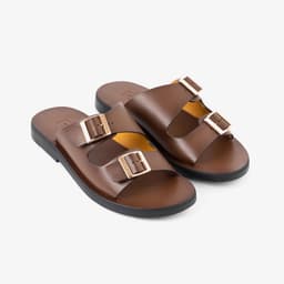 Thumbnail Dép nam Pierre Cardin Pháp da bò thật, đế cao su, thấm hút mồ hôi, chống trơn trượt 139 - hàng chính hãng 1