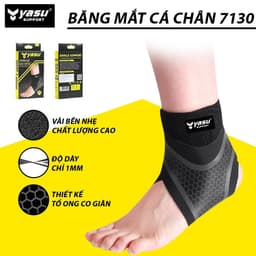 Thumbnail Băng bảo vệ cổ chân Yasu 7130 ( 1 chiếc ) 1