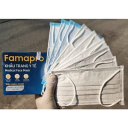 Thumbnail Khẩu trang y tế kháng khuẩn 4 lớp Famapro Vải SMS Siêu mềm mượt 3