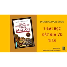 Thumbnail Sách Người Giàu Có Nhất Thành Babylon - First News 4