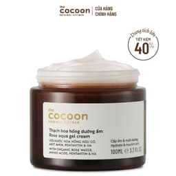 Thumbnail Bigsize - Thạch hoa hồng dưỡng ẩm (kem dưỡng ẩm) Cocoon cấp ẩm & nuôi dưỡng 100ml 1