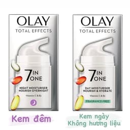 Thumbnail Kem dưỡng da chống lão hóa Olay Total Effects 7 In 1 Moisturiser Nourish & Protect 50ml (bản UK mẫu mới) 1