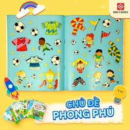 Thumbnail Sách thiếu nhi - Tô màu bóc dán (Nhiều chủ đề) 3