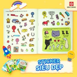 Thumbnail Sách thiếu nhi - Tô màu bóc dán (Nhiều chủ đề) 1