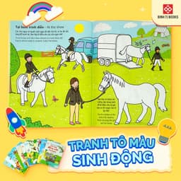 Thumbnail Sách thiếu nhi - Tô màu bóc dán (Nhiều chủ đề) 2
